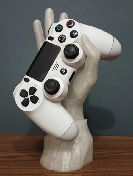 Dekoratif El Tasarımlı Oyun Kolu Standı - PlayStation ve Xbox Uyumlu Joystick Tutucu Gamer Masa Aksesuarı ürün görseli 1