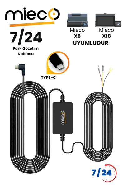 Mieco X8 ve X18 Uyumlu Park Modu Akü Bağlantı Kablosu / Hardware Kit (TYPE-C) ürün görseli 1