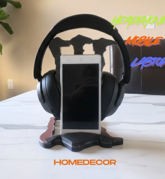 Monster Pençe Tasarım Kulaklık Standı - 3D Baskı Gamer Kulaklık Tutucu ürün görseli 1