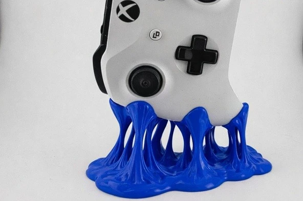 Erimiş Efektli Xbox Oyun Kolu Standı - 3D Tasarım Dekoratif Gamepad Tutucu ve Sergileme Ünitesi ürün görseli 1