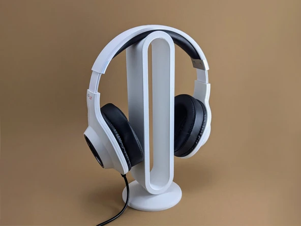 Kulaklık Standı | Masaüstü Headphone Stand | 3D Baskı Minimal Kulaklık Tutucu | Oyuncu & Ofis Masa Organizer ürün görseli 1