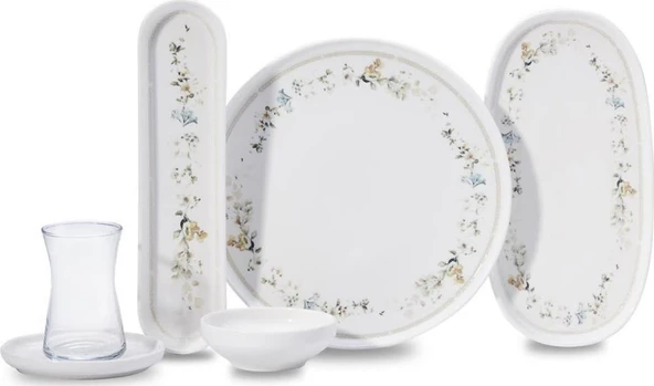 Korkmaz Luna Collection A8689-1 25 Parça 6 Kişilik Kahvaltı Takımı ürün görseli 1
