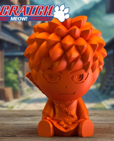 Sevimli Chibi Naruto Uzumaki Figürü - Anime Ninja Masaüstü Dekorasyonu ve Koleksiyon Heykelciği ürün görseli 1