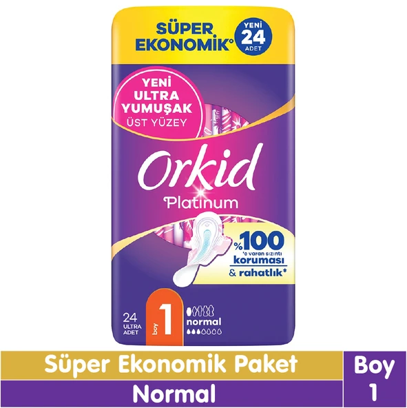 Orkid Platinum Normal Ped Süper Ekonomik Paket 24 Adet ürün görseli 1