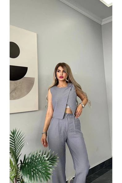 Butik YENİ SEZON İKİLİ TAKIM İTHAL GABARİN KUMAŞ ürün görseli 1