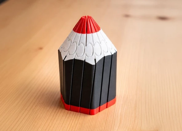 3D Yazıcı Üretimi Mekanik Kalem Formlu Stres Oyuncağı – Masaüstü Aksesuarı ürün görseli 1