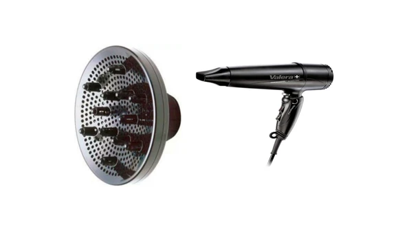Valera Black Swiss Light 5400 Iyonlaştırıcılı Hava Yoğunlaştırıcılı Ultra Sessiz Katlanabilir Profesyonel Saç Kurutma Makinesi 2000W Siyah + DSL Difüzör Hediyeli ürün görseli 1