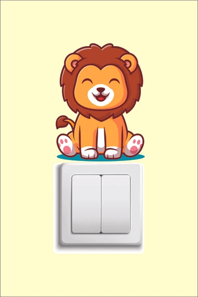 EsaKids Sevimli Priz Stickerları 14 cm ürün görseli 1
