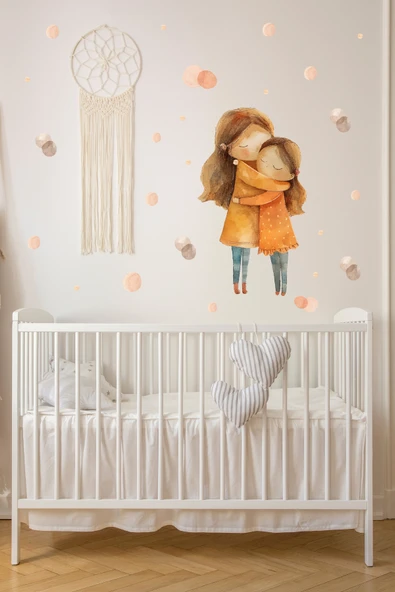 EsaKids Anne Çocuk Temalı Çocuk Odası Sticker Seti 100 x 30 ürün görseli 1