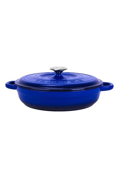 Lava New Heritage Mavi 28 cm Basık Döküm Tencere ürün görseli 1
