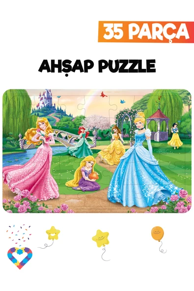EsaKids Ahşap Çocuk Puzzle 35 Parça 20 x 30 ürün görseli 1
