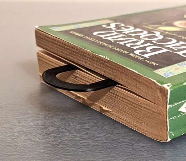 Dev Ataş Kitap Ayracı - 3D Yazıcı Tasarımı Büyük Boy Paperclip Kitap Aksesuarı ve Kişiye Özel Renkli Ofis Hediyesi ürün görseli 1