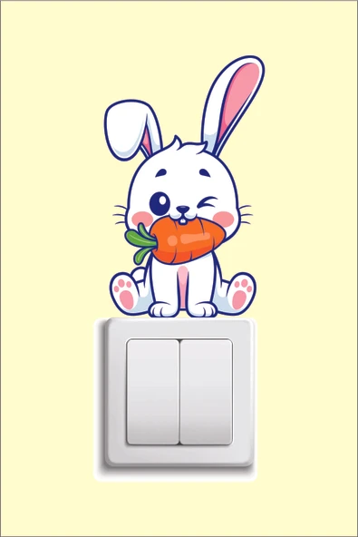 EsaKids Sevimli Priz Stickerları 14 cm ürün görseli 1
