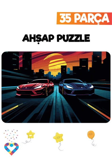 EsaKids Ahşap Çocuk Puzzle 35 Parça 20 x 30 ürün görseli 1