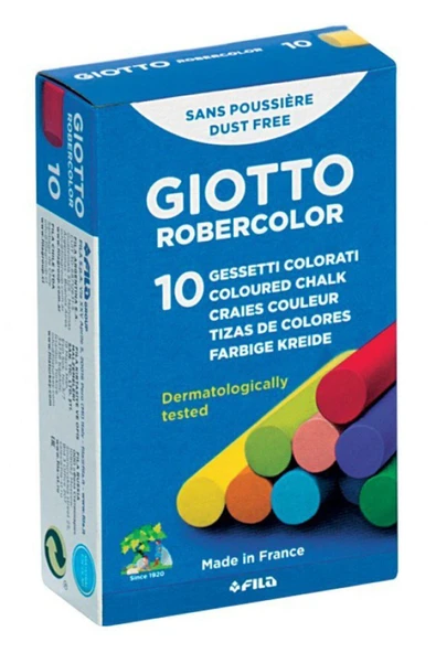 Giotto Robercolor Tebeşir Karışık Renkli 10`lu Kutu ürün görseli 1