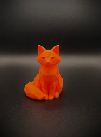 Low Poly Tilki Figürü – 3D Baskı Modern Geometrik Dekor ürün görseli 1