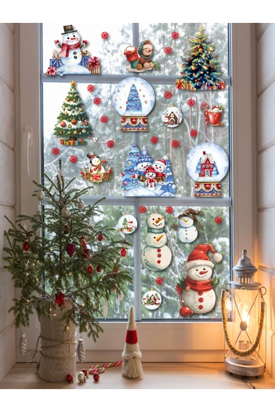 EsaKids Yılbaşı Karlı Yeni Yıl Çocuk Bebek Odası Sticker 100 x 35 ürün görseli 1