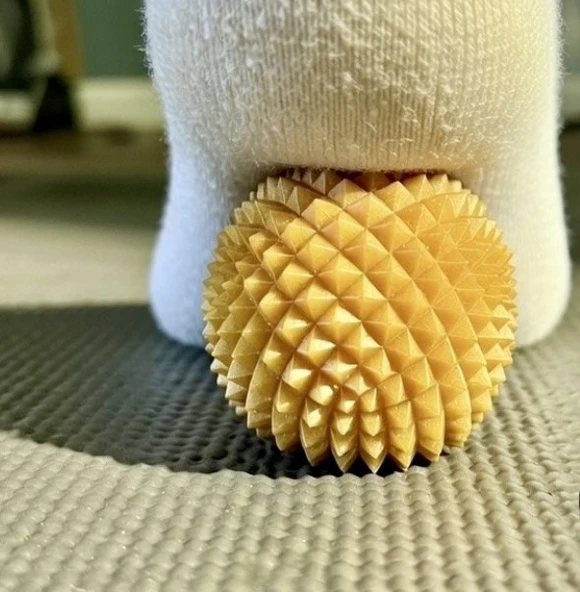 Dikenli Ayak Masaj Topu - 3D Baskı Refleksoloji ve Stres Giderici El/Ayak Masaj Aparatı ürün görseli 1