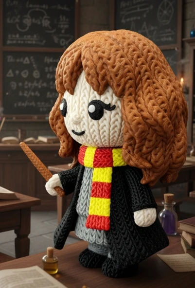 Örgü Desenli (Knitted Style) Hermione Granger Figürü ürün görseli 1