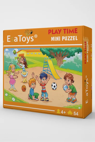 EsaKids Ahşap Play Time Mini Puzzle | 4 Yaş 54 Parça 18 x 27 ürün görseli 1