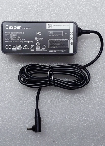 Casper S100 Adaptör 19V 3.42A 65W ORJİNAL ürün görseli 1