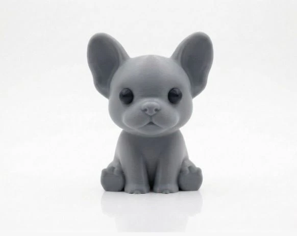 Sevimli Köpek Figürü – 3D Baskı Minimal Kawaii Köpek Dekoru (Biblo) ürün görseli 1