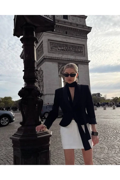 TANE TASARIM Modern kesim blazer ceket elbise ürün görseli 1