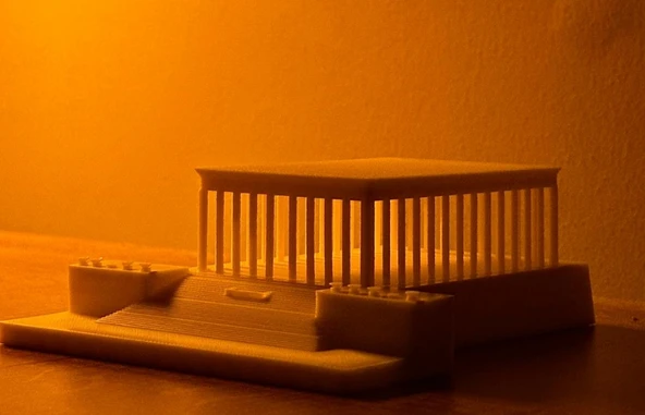 Atatürk Anıtkabir Heykeli - Ofis ve Masa Üstü Dekorasyonu 3D Baskı Figür ürün görseli 1