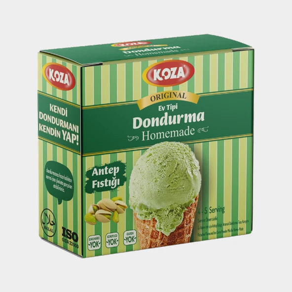Koza Antep Fıstıklı Ev Tipi Dondurma Tozu ürün görseli 1