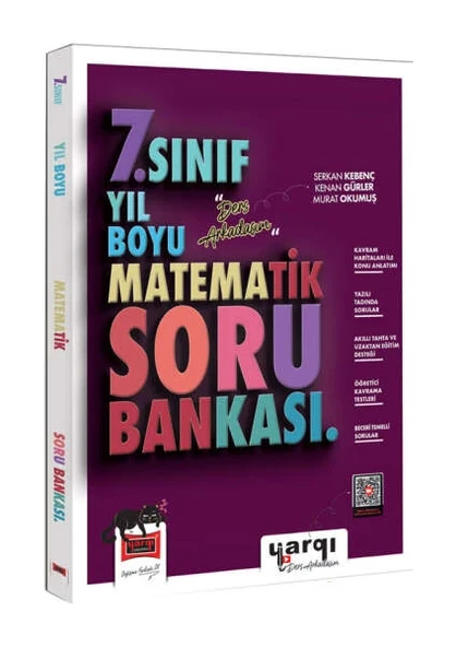 Yargı Yayınevi Yargı Ders Arkadaşım 7.sınıf Matematik Yıl Boyu Soru Bankası ürün görseli 1