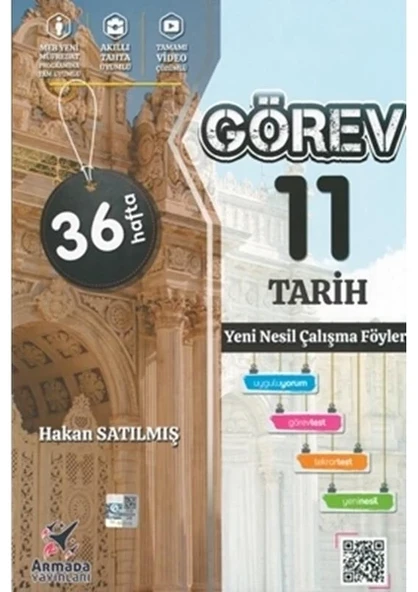 Armada Yayınları 11. Sınıf Görev Tarih Çalışma Föyleri (36 Hafta) ürün görseli 1