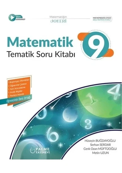 Palme Yayınevi Hazırlık 9. Sınıf Joker Matematik Soru Kitabı Tematik ürün görseli 1