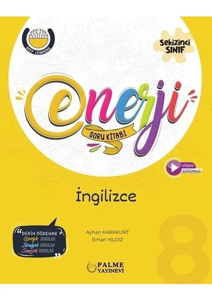 Palme Yayınları 8.sınıf Lgs Enerji Ingilizce Soru Kitabı ürün görseli 1