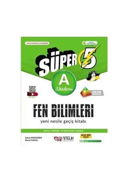 Süper 5.sınıf Fen Bilimleri A Akademi Yeni Nesile Geçiş Kitabı / 9786052724262 ürün görseli 1