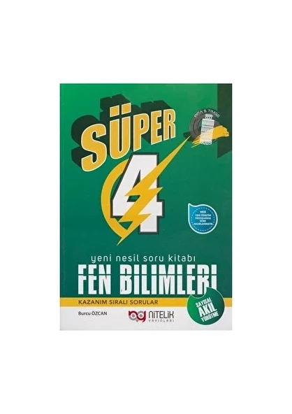 Nitelik Yayınları 4. Sınıf Yeni Nesil Süper Fen Bilimleri ürün görseli 1