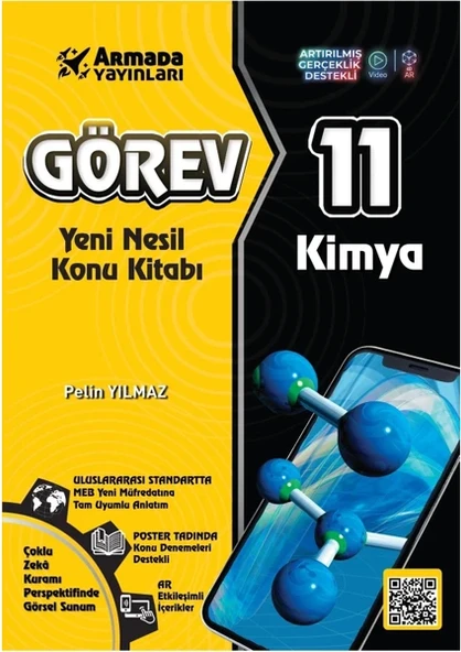 Armada Yayınları 11. Sınıf Görev Kimya Konu Kitabı Yeni Nesil ürün görseli 1