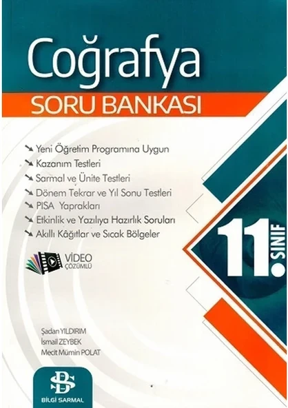 Bilgi Sarmal Yayınları 11. Sınıf Coğrafya Soru Bankası ürün görseli 1