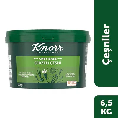 Knorr Chef Base FS Sebzeli Çeşni 6,5 KG Profesyonel Lezzet Bazı ürün görseli 1