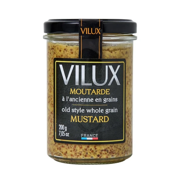 Vilux Dijon Mustard Taneli Hardal 200 g ürün görseli 1