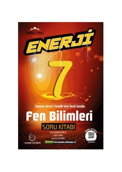 Palme Yayıncılık 7. Sınıf Enerji Türkçe Soru Kitabı ürün görseli 1