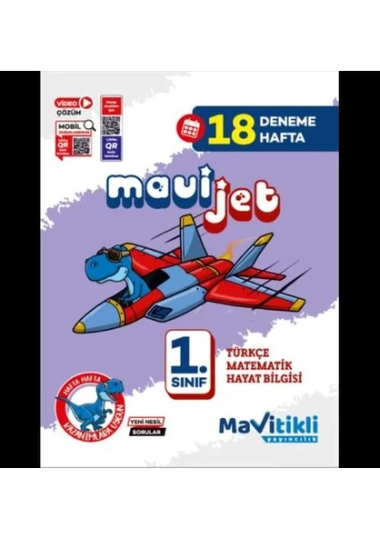 1. Sınıf MaviTikli 18 Hafta Deneme Mavijet Türkçe ve Matematik Sınav Bilgisi ürün görseli 1