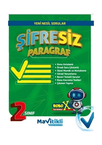 Mavitikli Yayıncılık Mavitikli 2.sınıf Şifresiz Paragraf ürün görseli 1