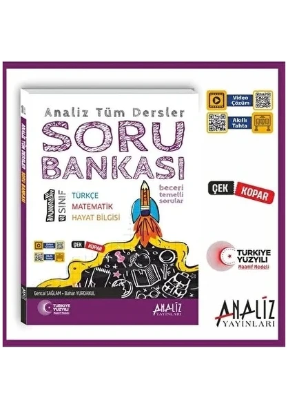 Analiz 1.sınıf Tüm Dersler Soru Bankası ürün görseli 1