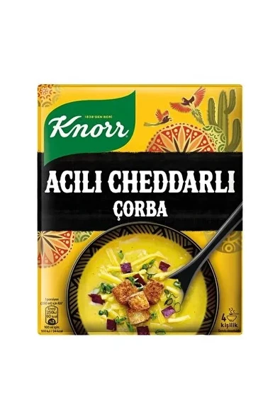 Knorr Acılı Cheddarlı Çorba 74 GR Tekli Pratik Çorba ürün görseli 1