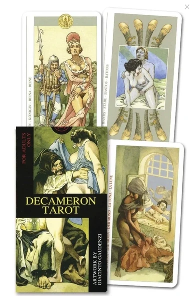 Decameron Yetişkin Tarot Kartı - Resim 2
