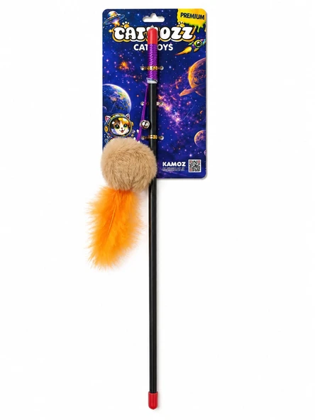 Catmozz Premium Ponpon Olta 45 Cm ürün görseli 1