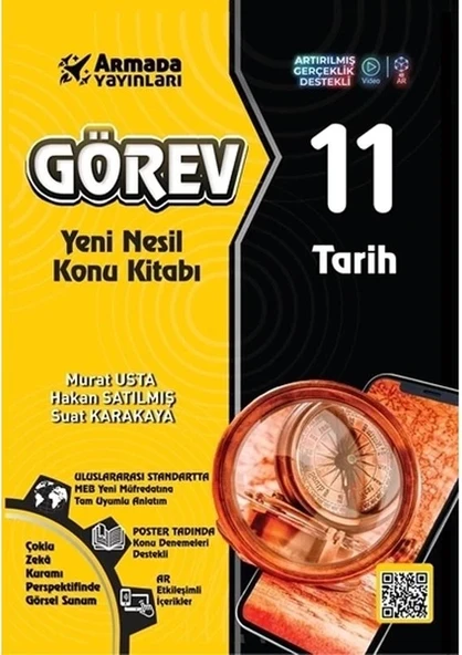 Armada Yayınları 11. Sınıf Görev Tarih Konu Kitabı Yeni Nesil ürün görseli 1