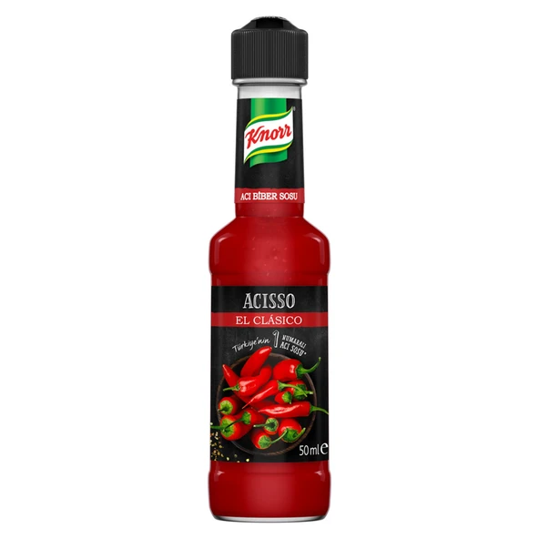 Knorr Acısso Acı Sos 50 ML Tekli Pratik Şişe ürün görseli 1