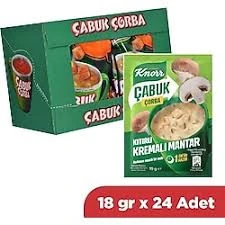 Knorr Çabuk Çorba Kremalı Mantar 19 GR x 24 Adet x 6 Paket Avantajlı Koli ürün görseli 1