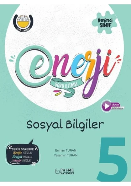 Palme Yayınevi Hazırlık 5. Sınıf Enerji Tüm Dersler Soru Kitabı ürün görseli 1